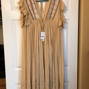 Free people Bali will wait for you midi dress